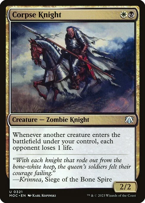 Corpse Knight · March of the Machine Commander 321/450