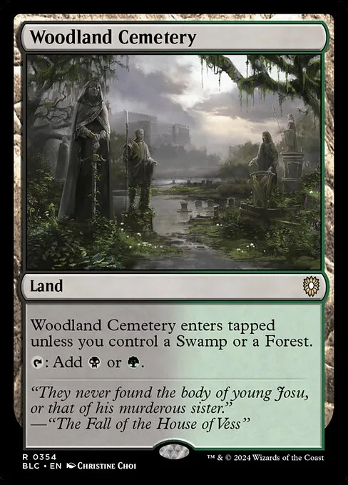 Woodland Cemetery · Bloomburrow Commander 354/356