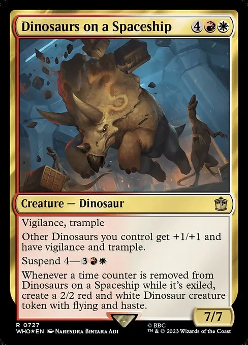 Dinosaurs on a Spaceship · Doctor Who 727/1178