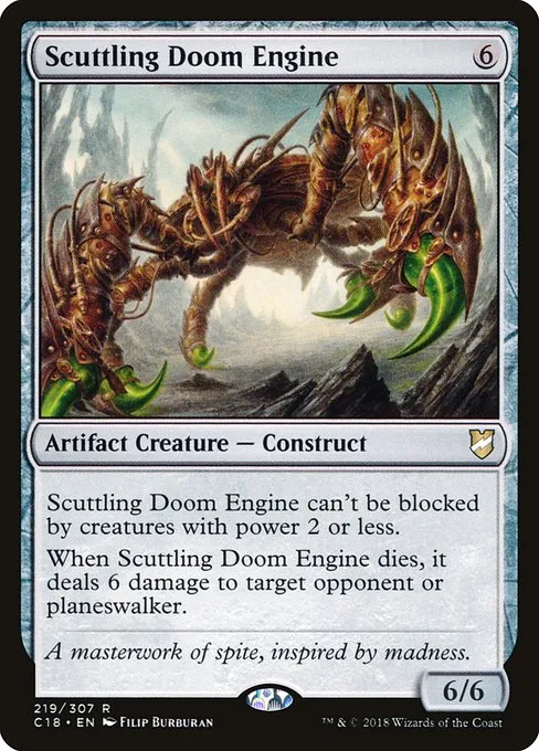 Scuttling Doom Engine · Commander 2018 219/307