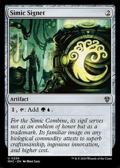 Simic Signet · Murders at Karlov Manor Commander 236/358