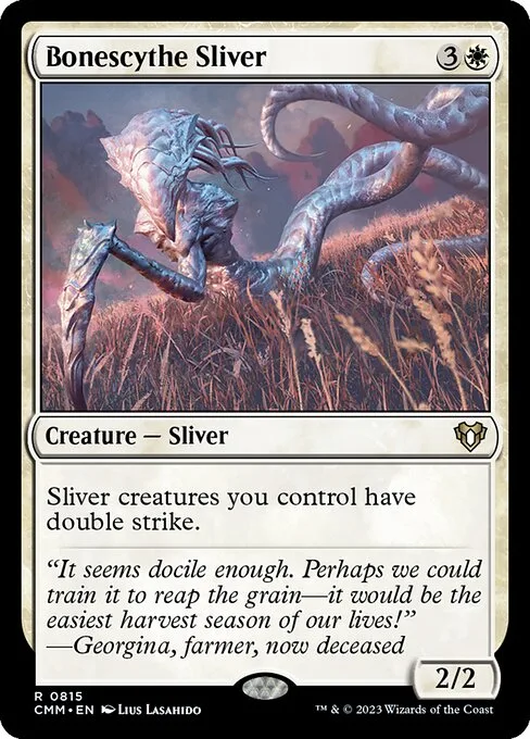 Bonescythe Sliver · Commander Masters 815/1067