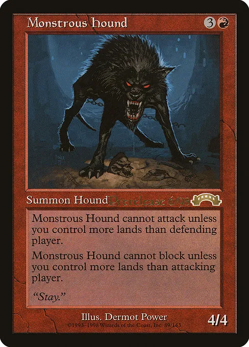 Monstrous Hound · Exodus Promos 89/1
