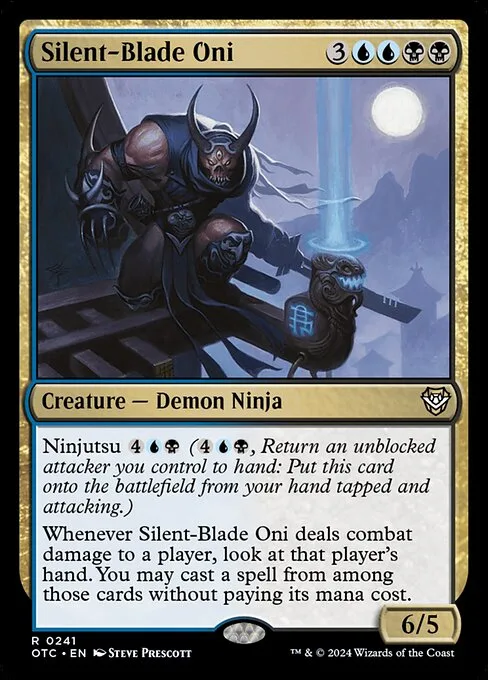 Silent-Blade Oni · Outlaws of Thunder Junction Commander 241/342