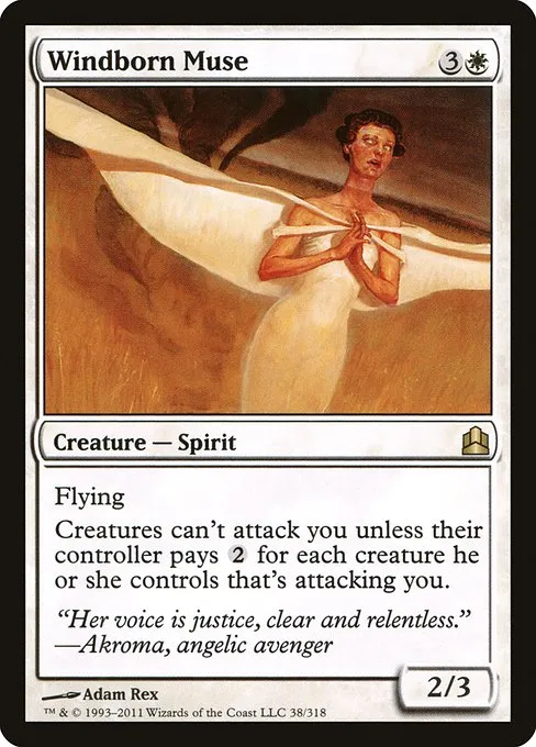 Windborn Muse · Commander 2011 38/318