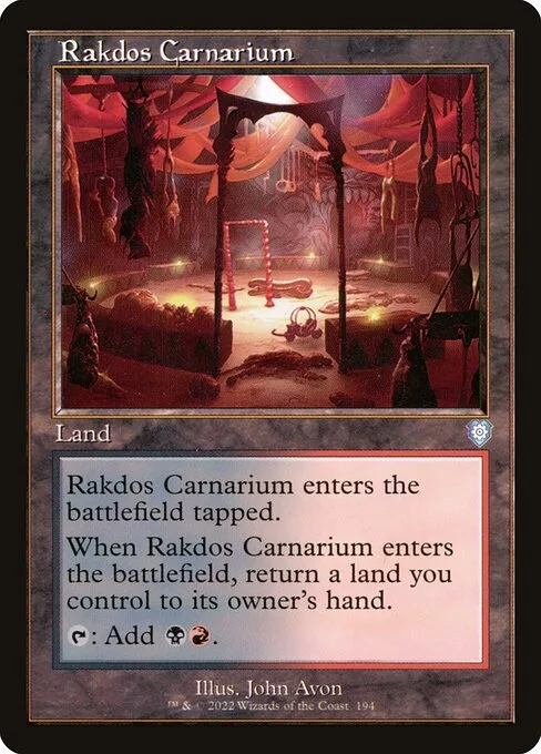 Rakdos Carnarium · The Brothers' War Commander 194/209