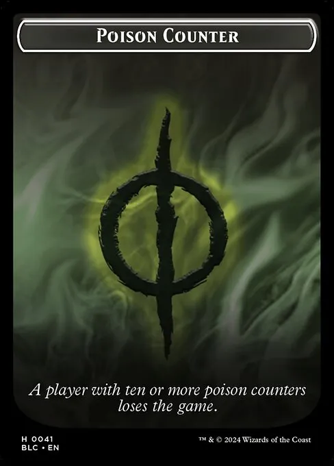 Poison Counter · Bloomburrow Commander Tokens 41/41