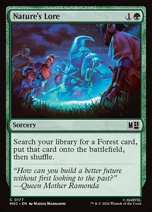 Nature's Lore · Marvel Super Heroes Commander 177/9