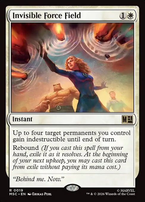 Invisible Force Field · Marvel Super Heroes Commander 19/9