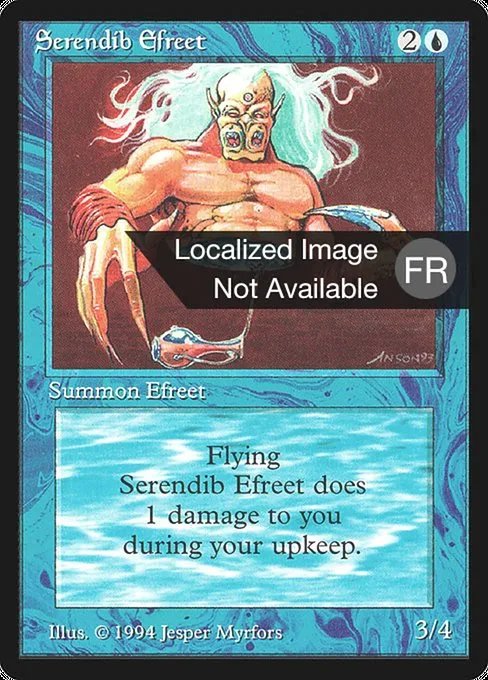 Serendib Efreet · Foreign Black Border 79/307