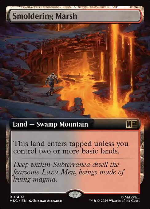 Smoldering Marsh · Marvel Super Heroes Commander 493/9