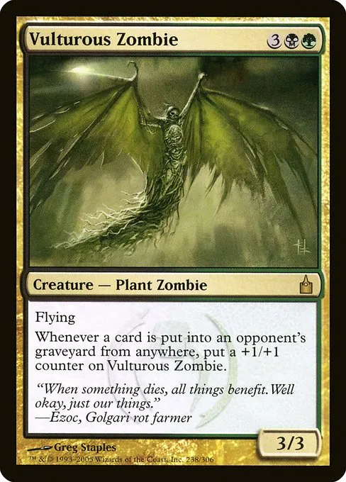 Vulturous Zombie · Ravnica: City of Guilds 238/306