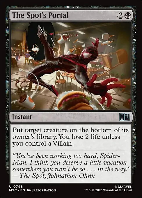 The Spot's Portal · Marvel Super Heroes Commander 798/9