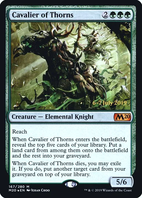 Cavalier of Thorns · Core Set 2020 Promos 167s/144