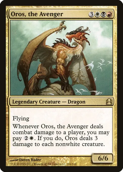 Oros, the Avenger · Commander 2011 216/318