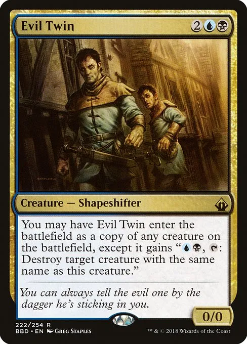 Evil Twin · Battlebond 222/256