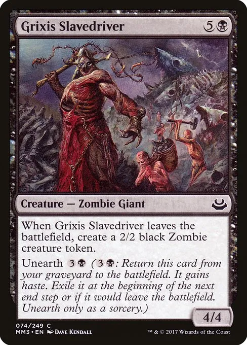 Grixis Slavedriver · Modern Masters 2017 74/249