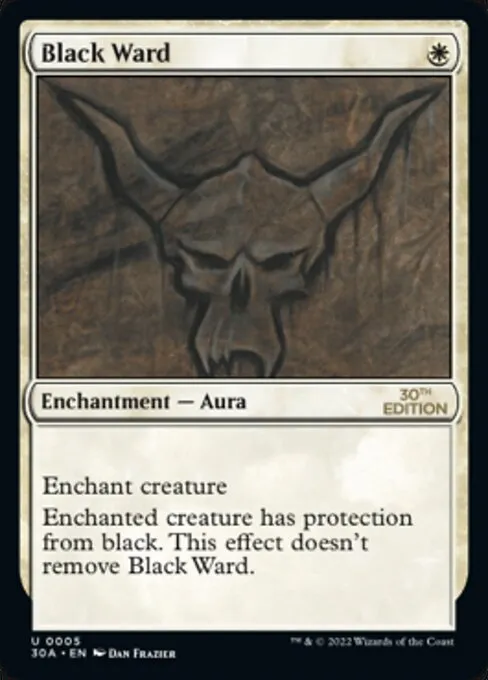 Black Ward · 30th Anniversary Edition 5/594