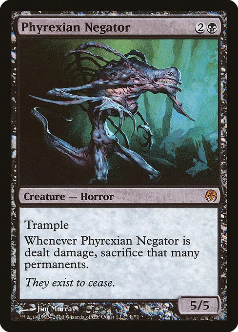 Phyrexian Negator · Duel Decks: Phyrexia vs. the Coalition 1/71