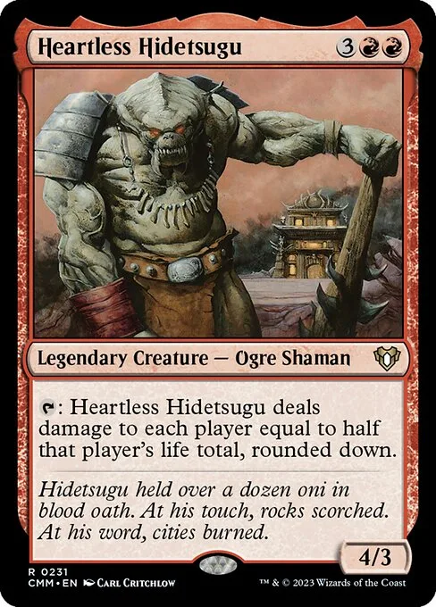 Heartless Hidetsugu · Commander Masters 231/1067