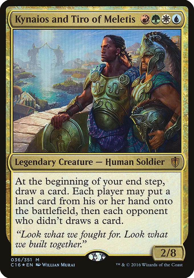 Kynaios and Tiro of Meletis · Commander 2016 Oversized 36/5
