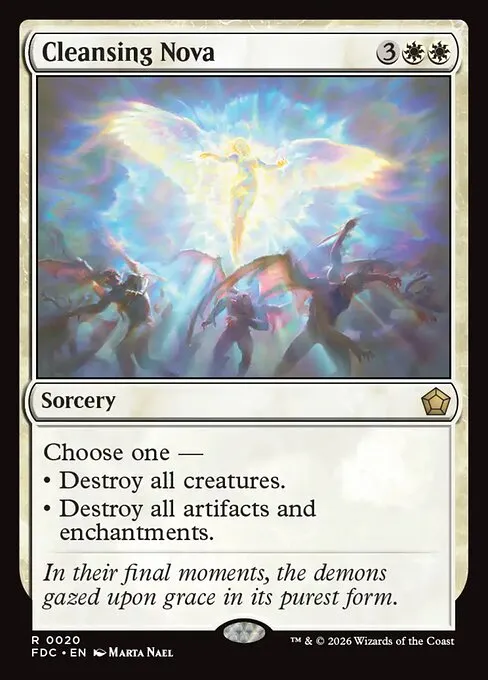 Cleansing Nova · Foundations Commander 20/3