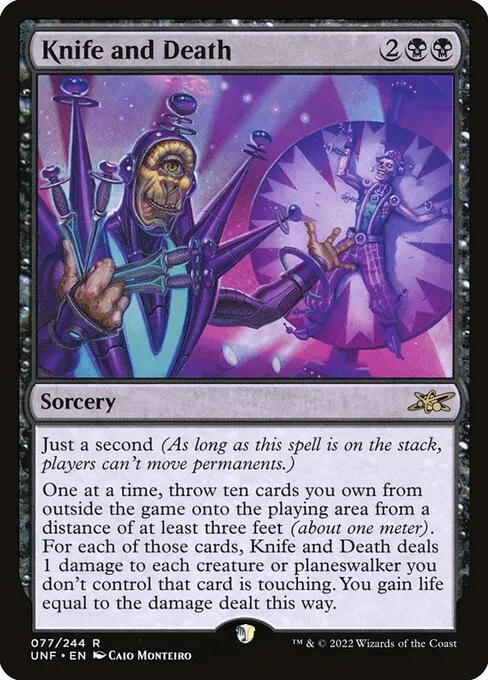 Knife and Death · Unfinity 77/639