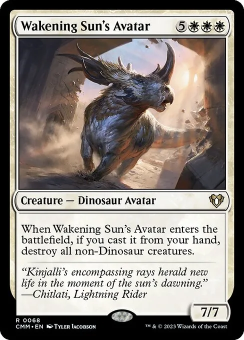 Wakening Sun's Avatar · Commander Masters 68/1067