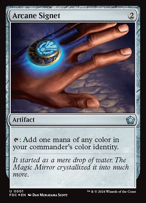 Arcane Signet · Foundations Commander 1/3