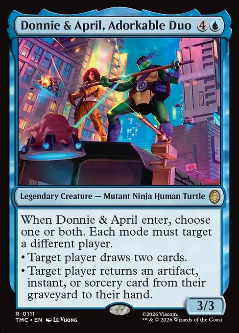 Donnie & April, Adorkable Duo · Teenage Mutant Ninja Turtles Eternal 111/132