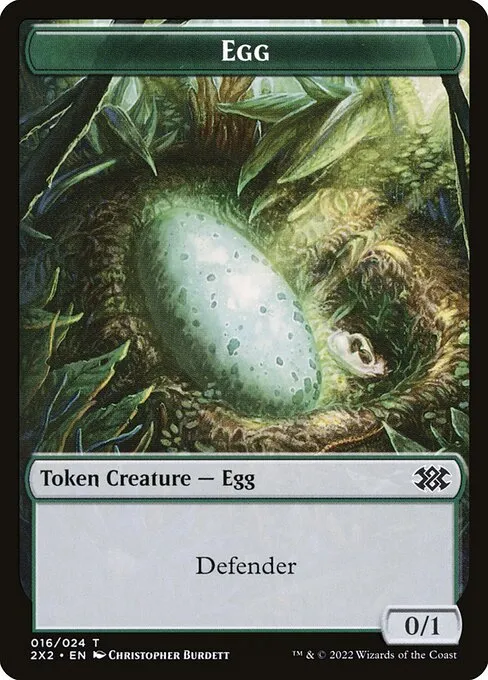 Egg · Double Masters 2022 Tokens 16/24