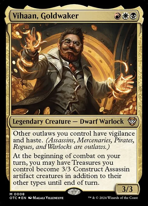 Vihaan, Goldwaker · Outlaws of Thunder Junction Commander 8/342