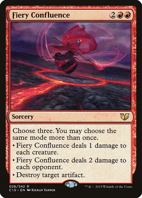 Fiery Confluence · Commander 2015 26/342