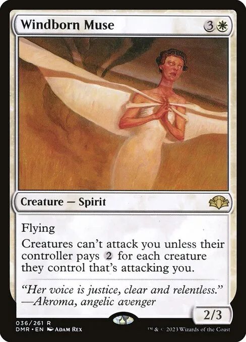 Windborn Muse · Dominaria Remastered 36/457