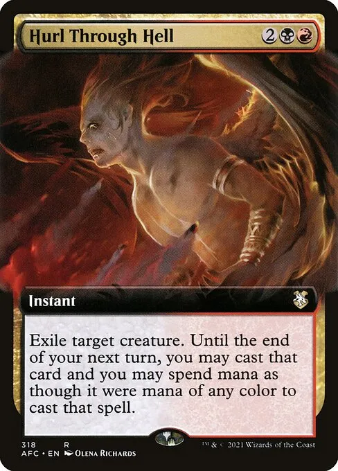 Hurl Through Hell · Forgotten Realms Commander 318/331