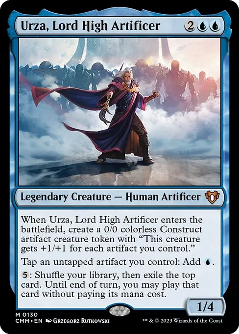 Urza, Lord High Artificer · Commander Masters 130/1067