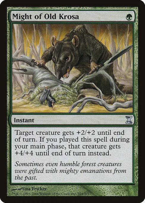 Might of Old Krosa · Time Spiral 204/301
