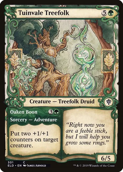 Tuinvale Treefolk // Oaken Boon · Throne of Eldraine 301/398