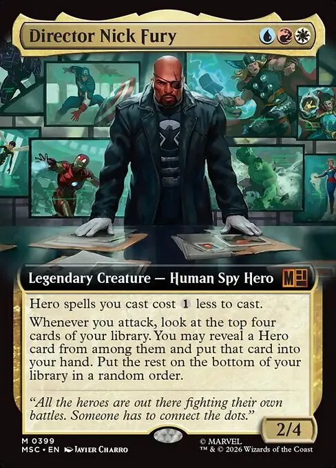 Director Nick Fury · Marvel Super Heroes Commander 399/9
