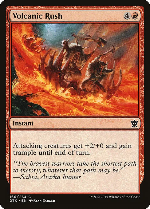 Volcanic Rush · Dragons of Tarkir 166/264