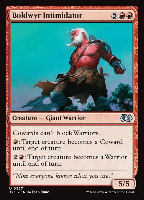 Boldwyr Intimidator · Foundations Jumpstart 527/779