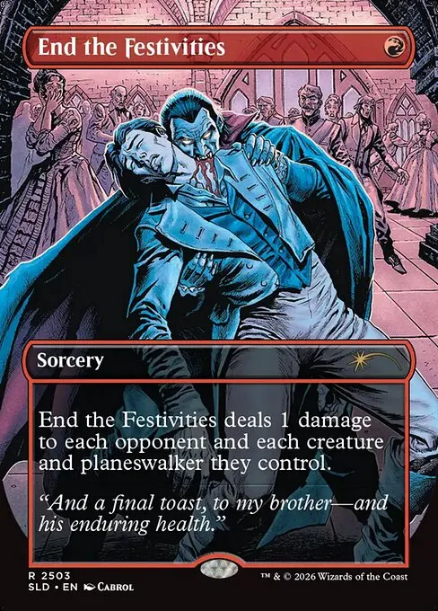 End the Festivities · Secret Lair Drop 2503/2547