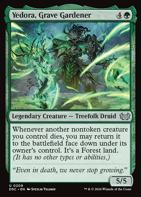 Yedora, Grave Gardener · Duskmourn: House of Horror Commander 209/373