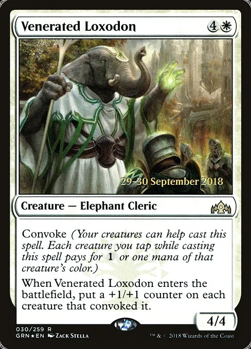 Venerated Loxodon · Guilds of Ravnica Promos 30s/84