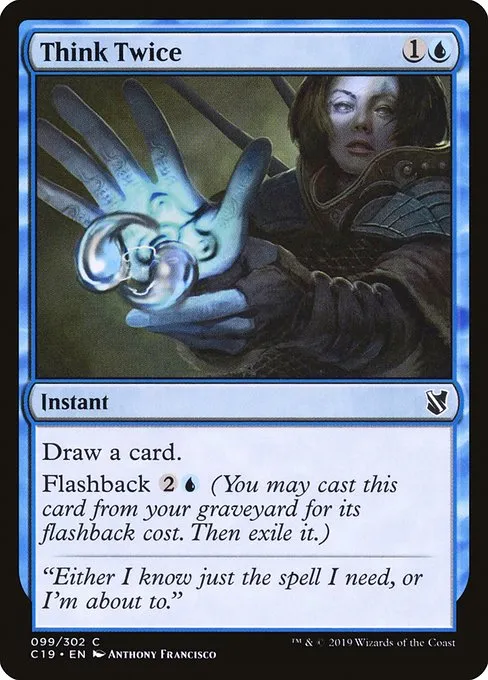 Think Twice · Commander 2019 99/302