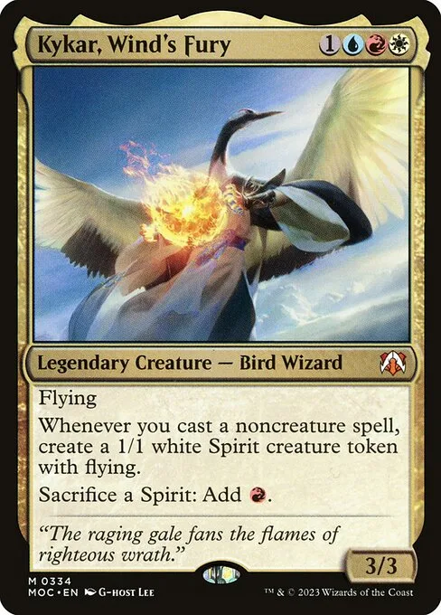 Kykar, Wind's Fury · March of the Machine Commander 334/450