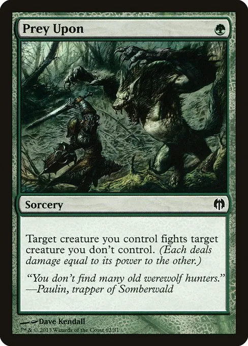 Prey Upon · Duel Decks: Heroes vs. Monsters 62/81