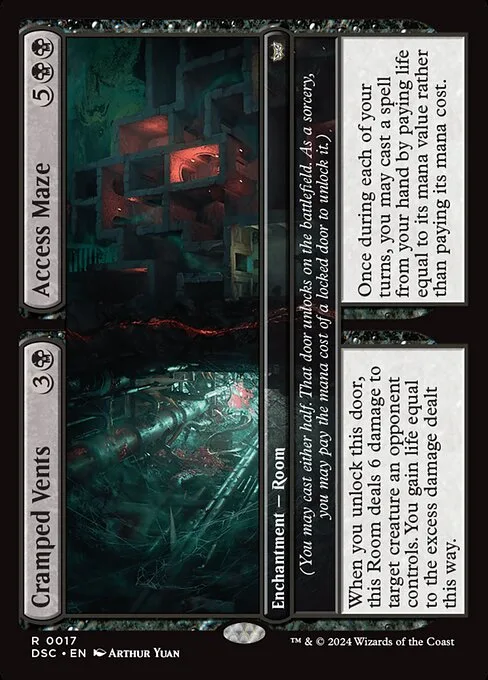 Cramped Vents // Access Maze · Duskmourn: House of Horror Commander 17/373