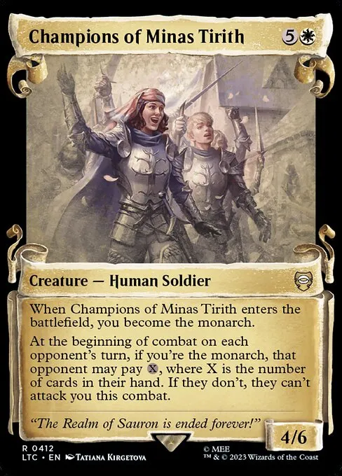 Champions of Minas Tirith · Tales of Middle-earth Commander 412/591