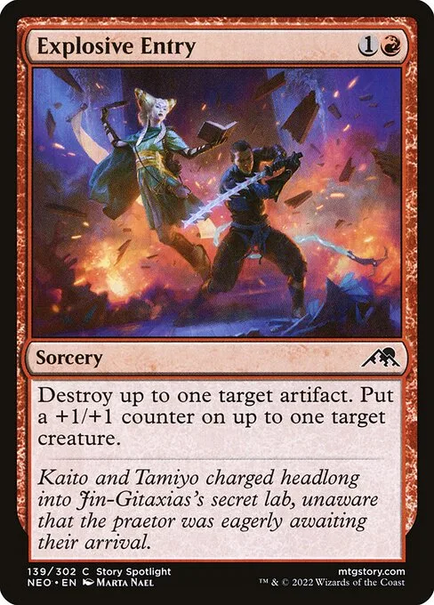 Explosive Entry · Kamigawa: Neon Dynasty 139/531